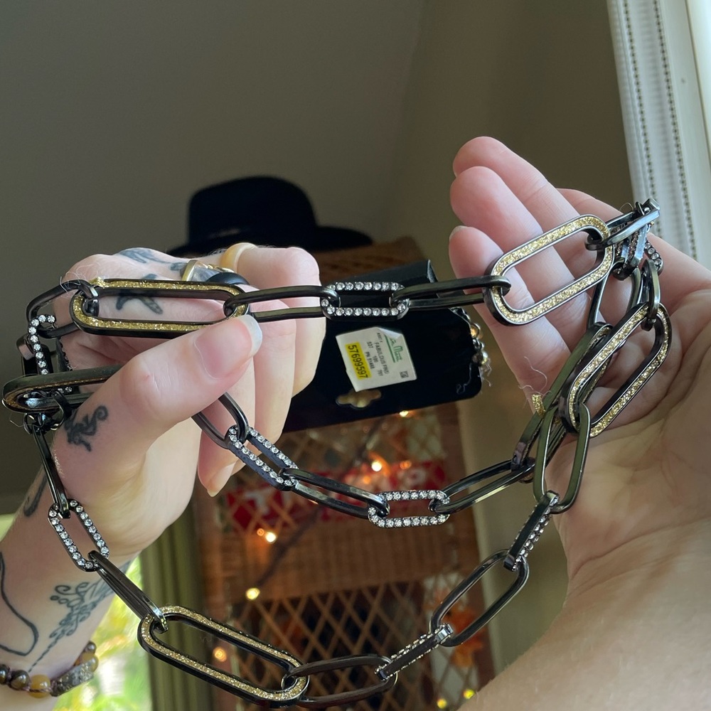 Necklace with matching earrings from stein mart, never worn.